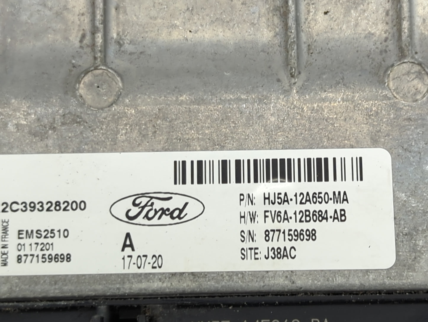 2017-2019 Ford Escape PCM Engine Control Computer ECU ECM PCU OEM P/N:HJ5A-12A650-MA FV6A-12B684-AB Fits Fits 2017 2018 2019