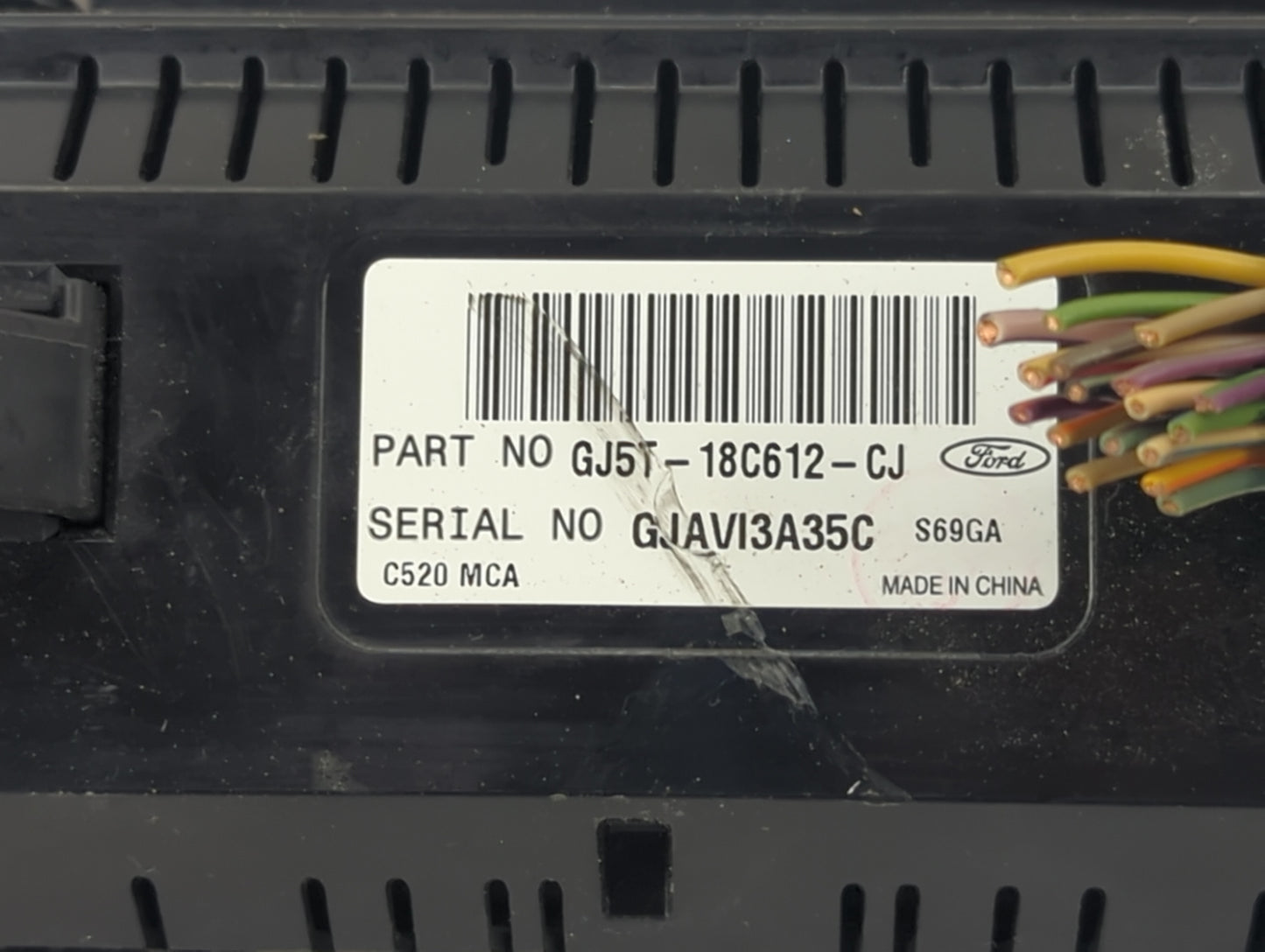 2018-2019 Ford Escape Climate Control Module Temperature AC/Heater Replacement P/N:GJ5T-18C612-CJ Fits Fits 2018 2019 OEM Us