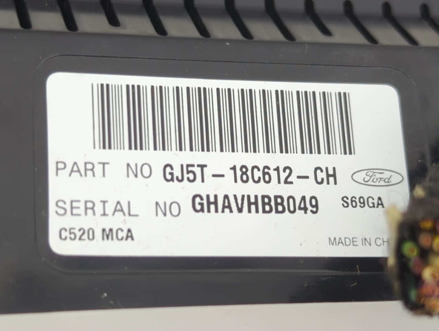 2018-2019 Ford Escape Climate Control Module Temperature AC/Heater Replacement P/N:GJ5T-18C612-CH Fits Fits 2018 2019 OEM Us