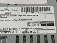 2017-2019 Ford Escape Radio AM FM Cd Player Receiver Replacement P/N:GJ5T-19C107-AE GJ5T-19C107-BE Fits Fits 2017 2018 2019 