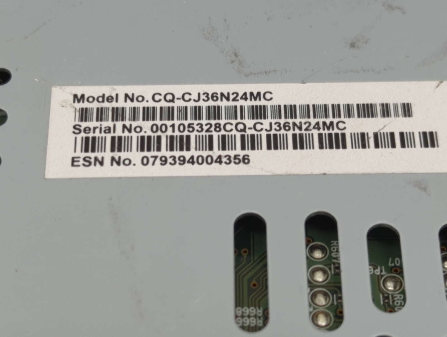 2017-2019 Ford Escape Radio AM FM Cd Player Receiver Replacement P/N:CQ-CJ36N24MC Fits Fits 2017 2018 2019 OEM Used Auto Par