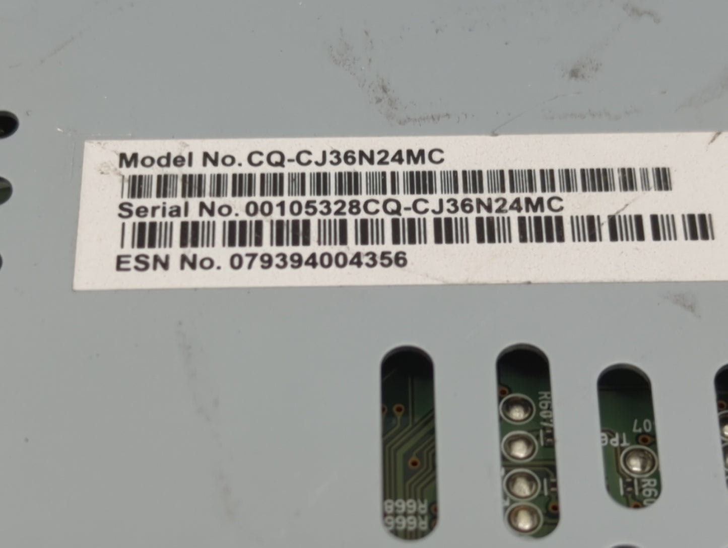 2017-2019 Ford Escape Radio AM FM Cd Player Receiver Replacement P/N:CQ-CJ36N24MC Fits Fits 2017 2018 2019 OEM Used Auto Par
