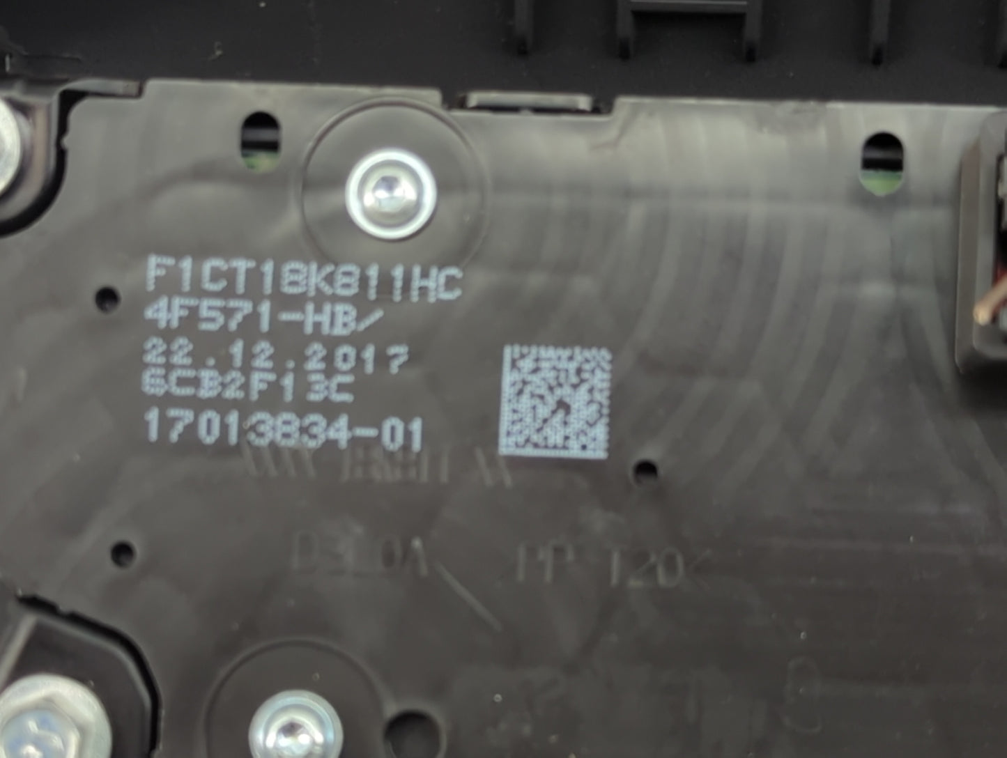 2018 Ford Escape Radio Control Panel Black - Oemusedautoparts1.com