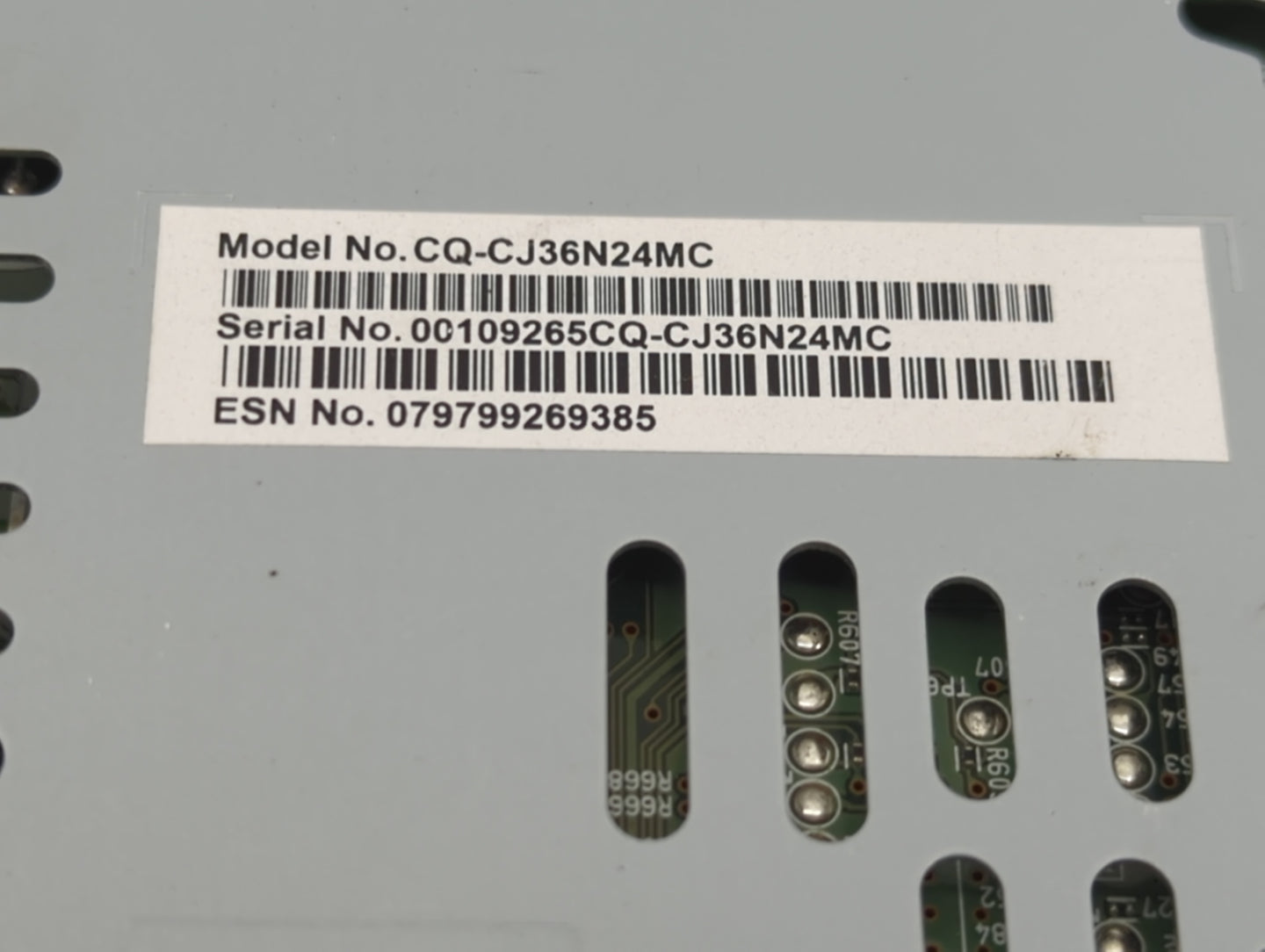 2017-2019 Ford Escape Radio AM FM Cd Player Receiver Replacement P/N:CQ-CJ36N24MC GJ5T-19C107-AE Fits Fits 2017 2018 2019 OE