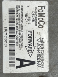 2017-2019 Ford Escape Safety Restraint Srs Airbag Control Module 1448629 - Oemusedautoparts1.com