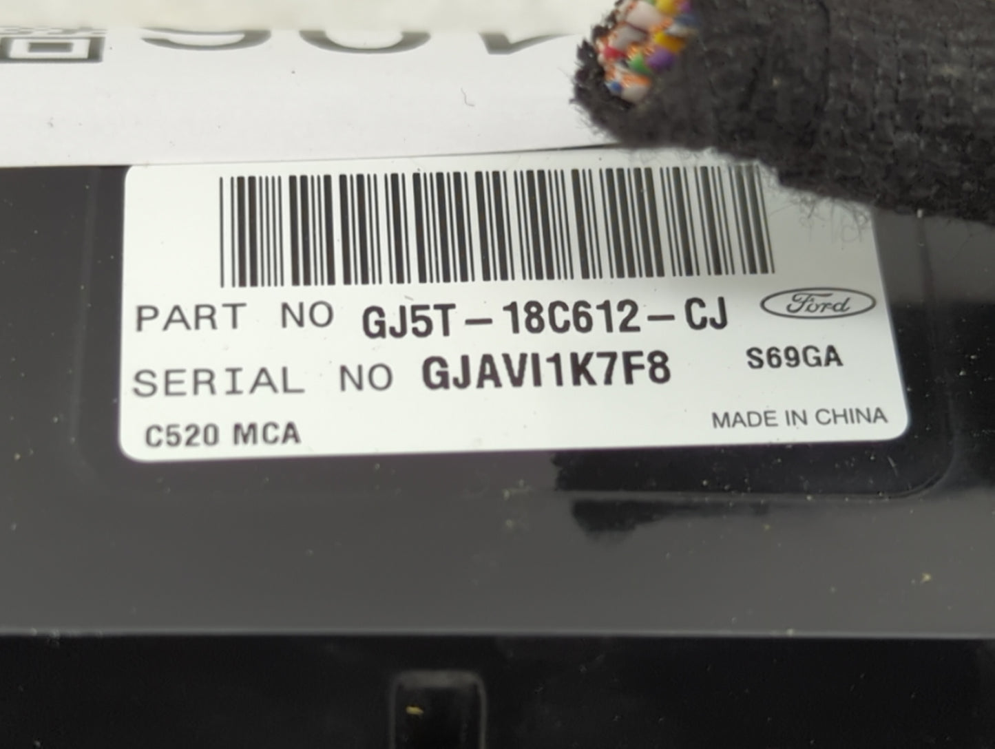 2018-2019 Ford Escape Climate Control Module Temperature AC/Heater Replacement P/N:GJ5T-18C612-CJ Fits Fits 2018 2019 OEM Us
