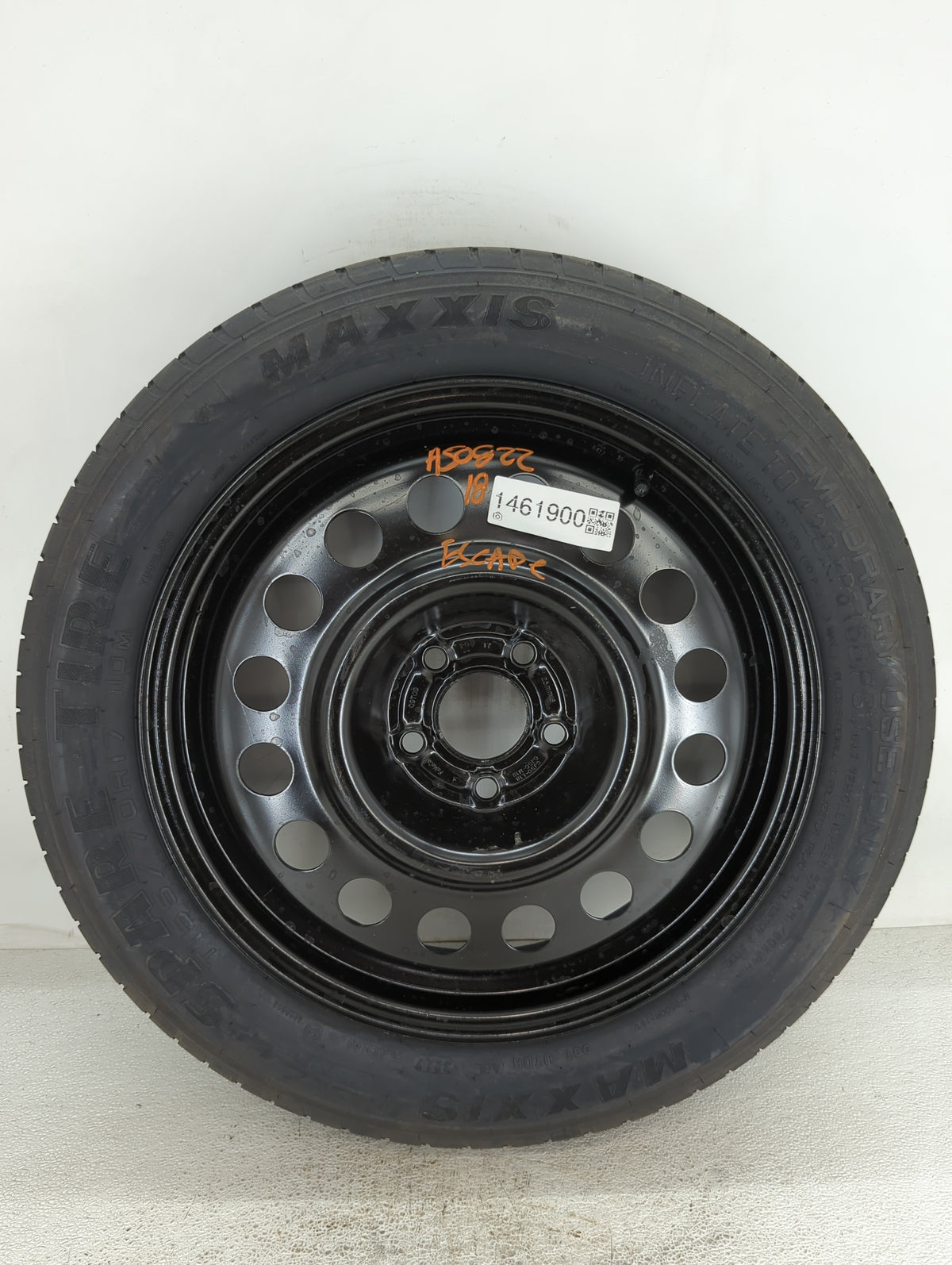 2013-2019 Ford Escape Spare Donut Tire Wheel Rim Oem 1461900 - Oemusedautoparts1.com