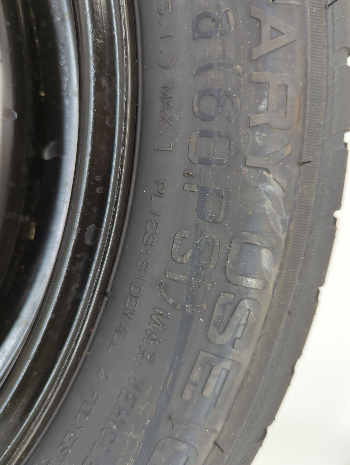 2018 Ford Escape Spare Donut Tire Wheel Rim Oem 1461900 - Oemusedautoparts1.com