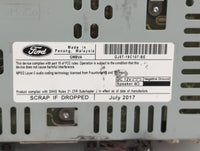 2017-2019 Ford Escape Radio AM FM Cd Player Receiver Replacement P/N:GJ5T-19C107-BE Fits Fits 2017 2018 2019 OEM Used Auto P