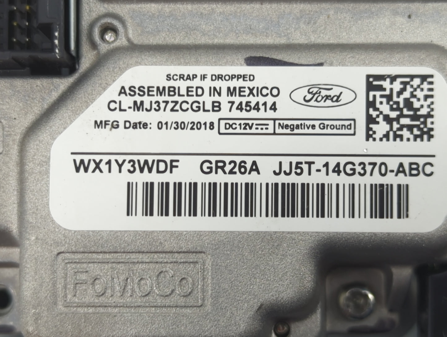 2016-2019 Ford Escape Information Display Screen 1469294 - Oemusedautoparts1.com