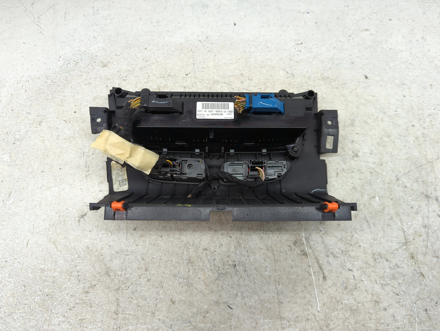 2018-2019 Ford Escape Climate Control Module Temperature AC/Heater Replacement P/N:GJ5T-18C612-CJ Fits Fits 2018 2019 OEM Us