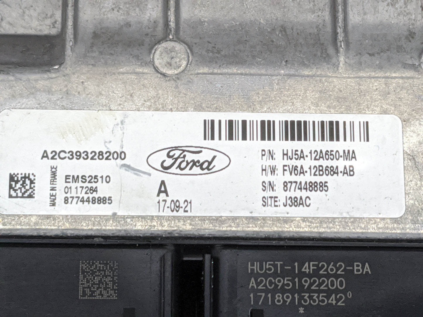 2017-2019 Ford Escape PCM Engine Control Computer ECU ECM PCU OEM P/N:HJ5A-12A650-MA FV6A-12B684-AB Fits Fits 2017 2018 2019