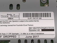 2017-2019 Ford Escape Radio AM FM Cd Player Receiver Replacement P/N:GJ5T-19C107-BE Fits Fits 2017 2018 2019 OEM Used Auto P