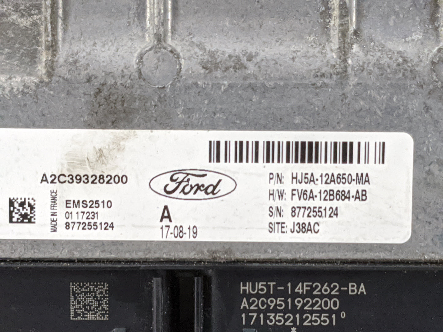 2017-2019 Ford Escape PCM Engine Control Computer ECU ECM PCU OEM P/N:HJ5A-12A650-MA FV6A-12B684-AB Fits Fits 2017 2018 2019