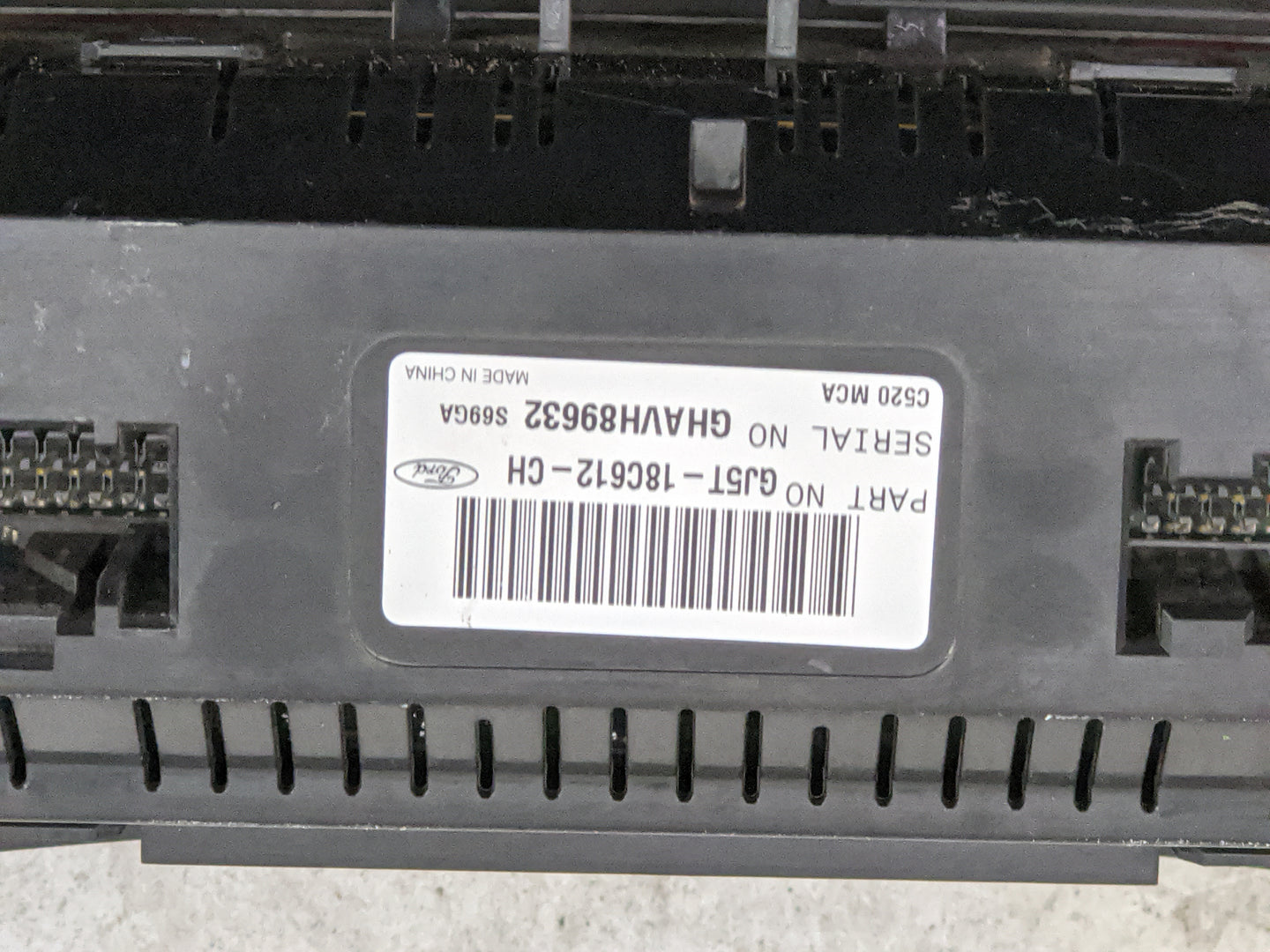 2018-2019 Ford Escape Climate Control Module Temperature AC/Heater Replacement P/N:GJ5T-18C612-CH Fits Fits 2018 2019 OEM Us
