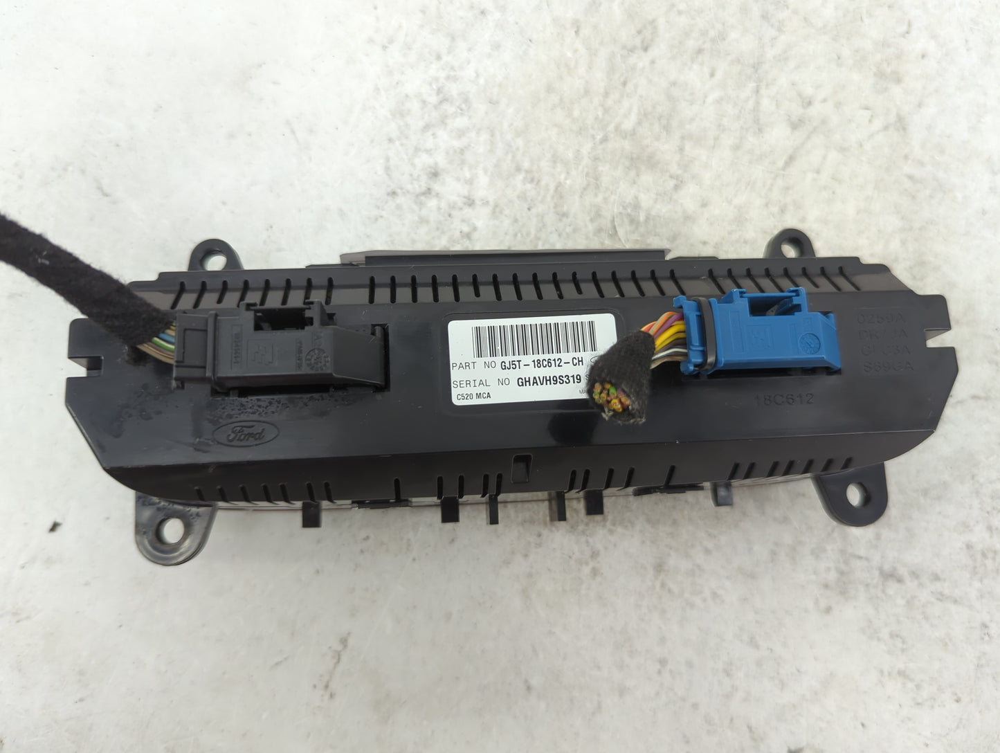2018-2019 Ford Escape Climate Control Module Temperature AC/Heater Replacement P/N:GJ5T-18C612-CH Fits Fits 2018 2019 OEM Us