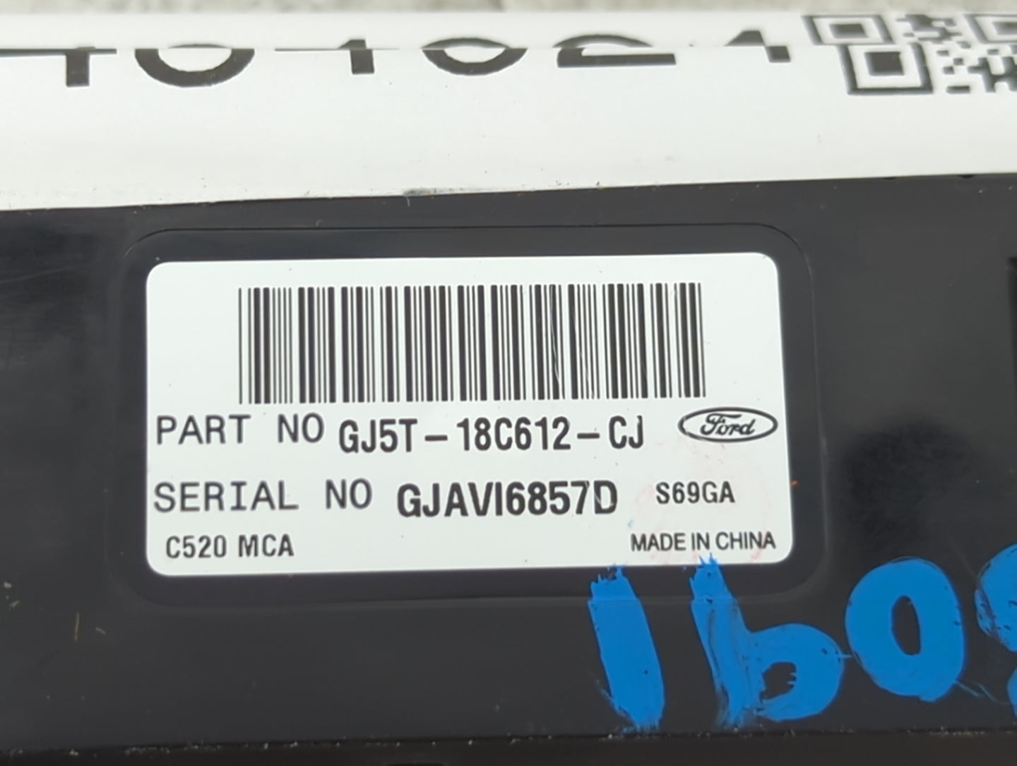 2018-2019 Ford Escape Climate Control Module Temperature AC/Heater Replacement P/N:GJ5T-18C612-CJ Fits Fits 2018 2019 OEM Us