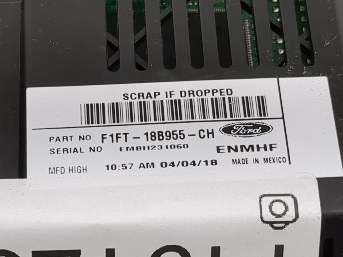 2017-2019 Ford Escape Information Radio Display Screen 1491257 - Oemusedautoparts1.com