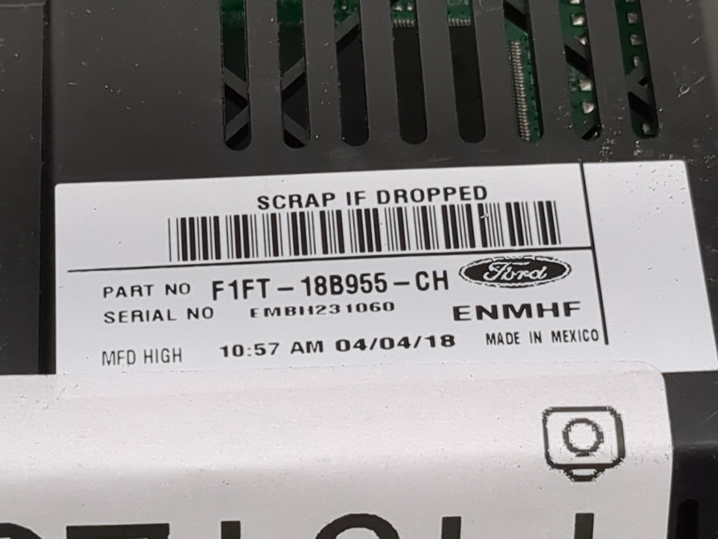 2017-2019 Ford Escape Information Display Screen 1491257 - Oemusedautoparts1.com