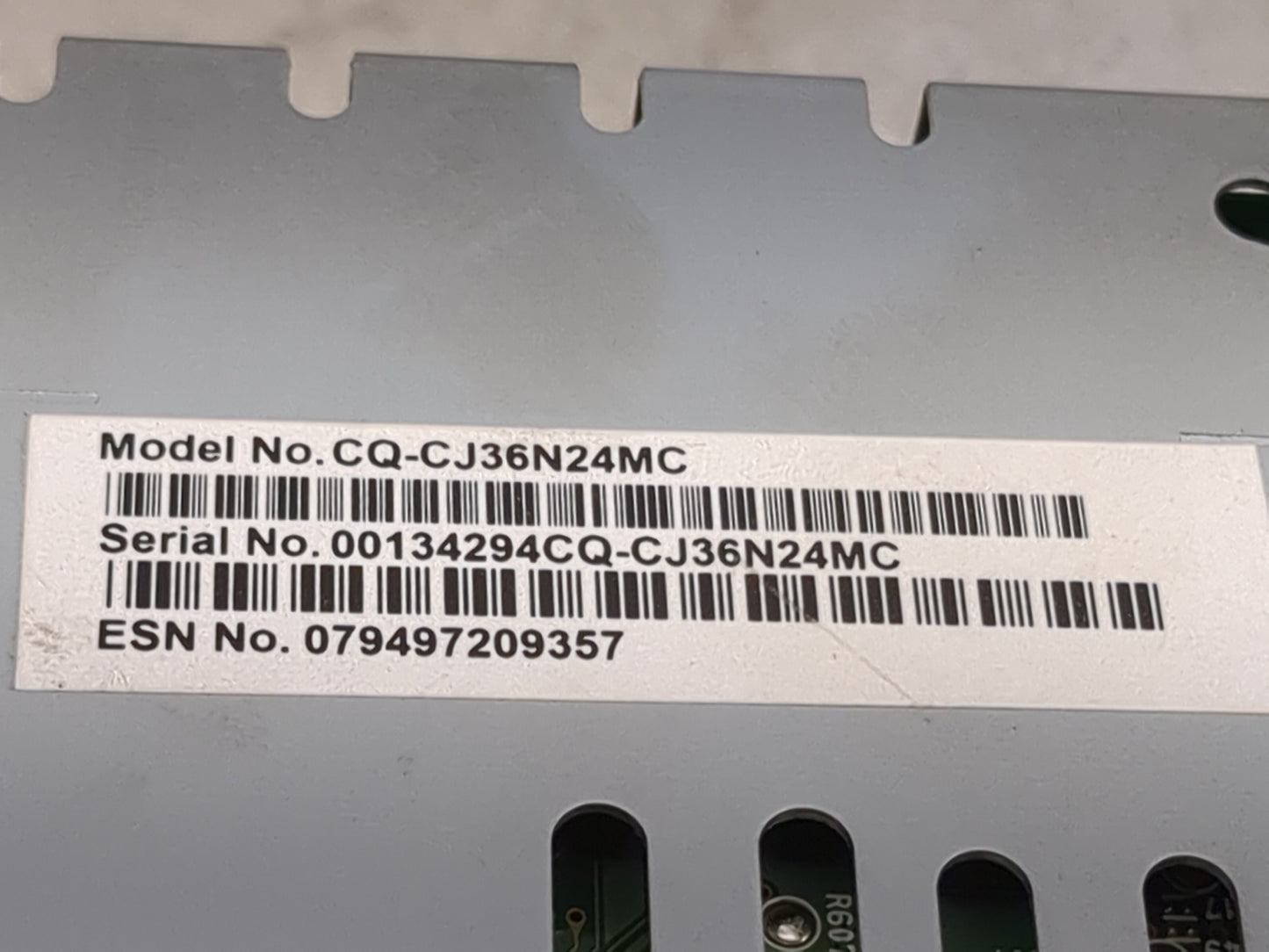 2017-2019 Ford Escape Radio AM FM Cd Player Receiver Replacement P/N:CQ-CJ36N24MC 00134294CQ-CJ36N24MC Fits Fits 2017 2018 2