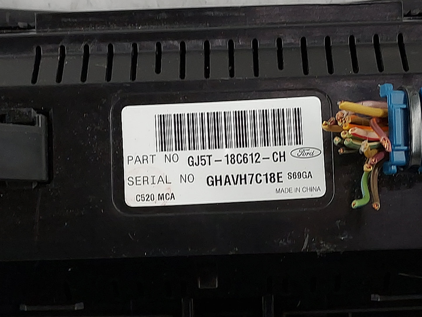 2017-2019 Ford Escape Climate Control Module Temperature AC/Heater Replacement P/N:GJ5T-18C612-CH GHAVH7C18E Fits OEM Used A