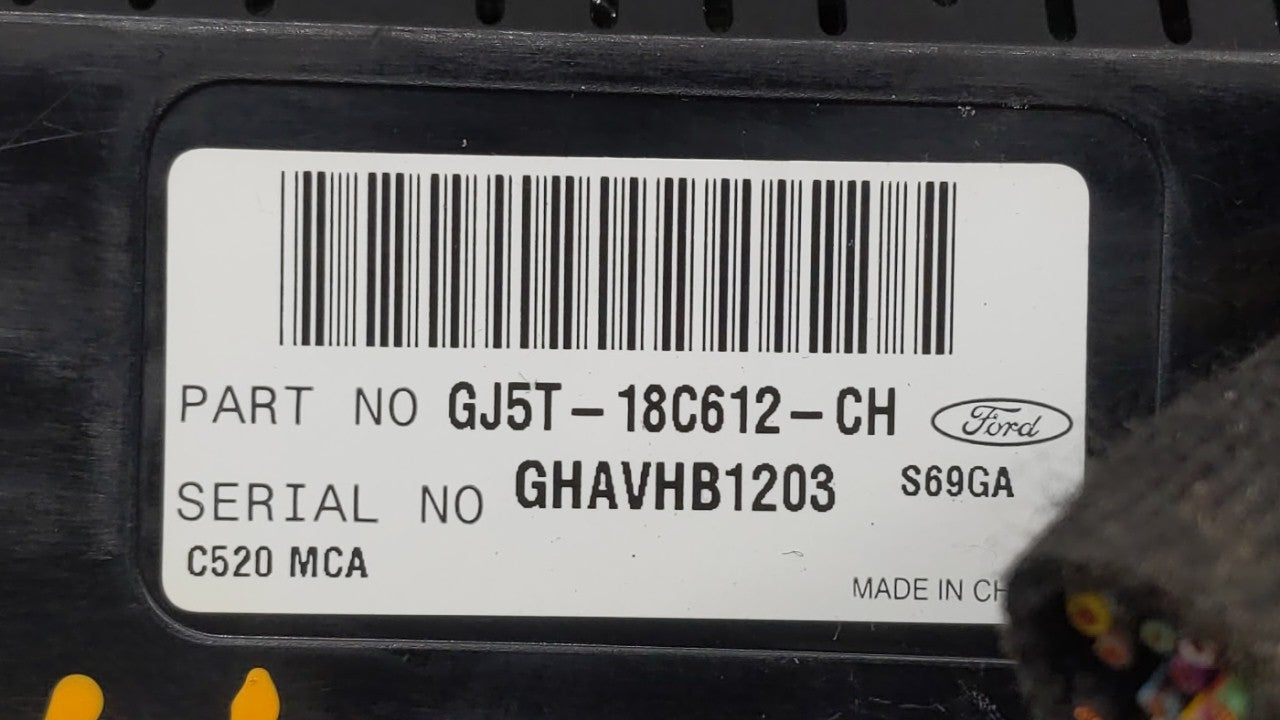 2018-2019 Ford Escape Climate Control Module Temperature AC/Heater Replacement P/N:GJ5T-18C612-CJ GJ5T-18C612-CH Fits OEM Us