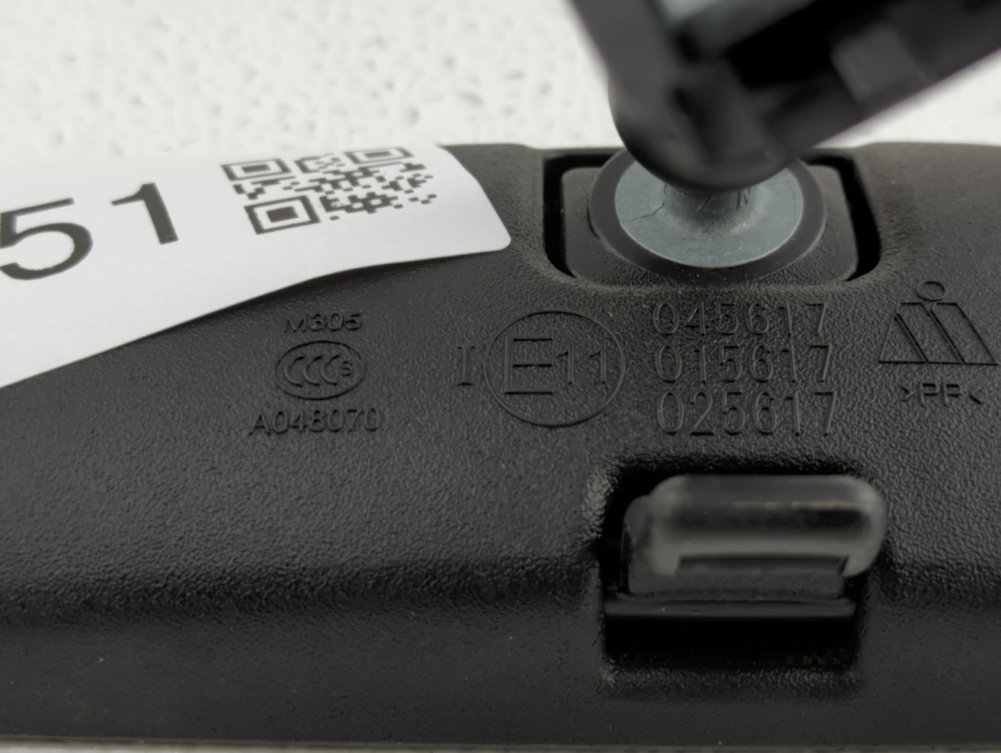 2017-2019 Ford Escape Interior Rear View Mirror Replacement OEM P/N:E1104561 Fits Fits 2015 2016 2017 2018 2019 OEM Used Aut