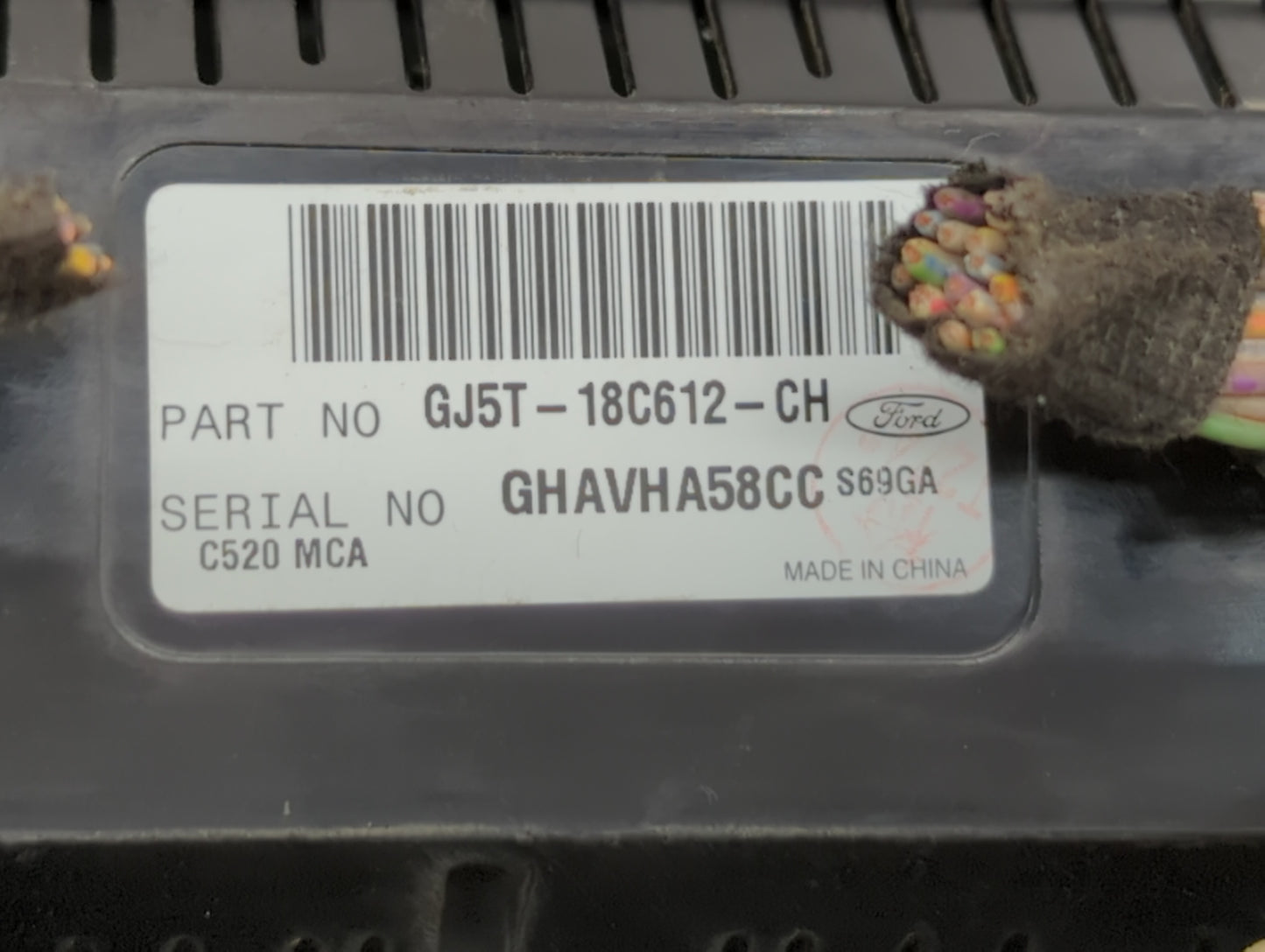2018-2019 Ford Escape Climate Control Module Temperature AC/Heater Replacement P/N:GJ5T-18C612-CJ GJ5T-18C612-CH Fits OEM Us