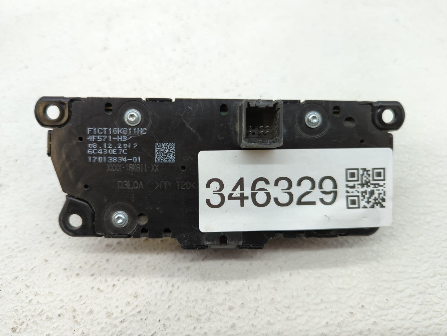 2017-2019 Ford Escape Radio AM FM Cd Player Receiver Replacement P/N:F1CT18K811HC JJ5T-18K811-HA Fits Fits 2017 2018 2019 OE