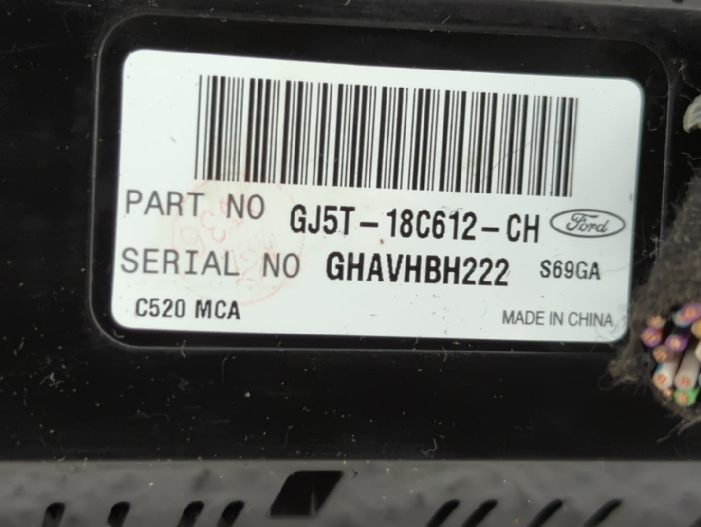 2018-2019 Ford Escape Climate Control Module Temperature AC/Heater Replacement P/N:GJ5T-18C612-CJ GJ5T-18C612-CH Fits OEM Us