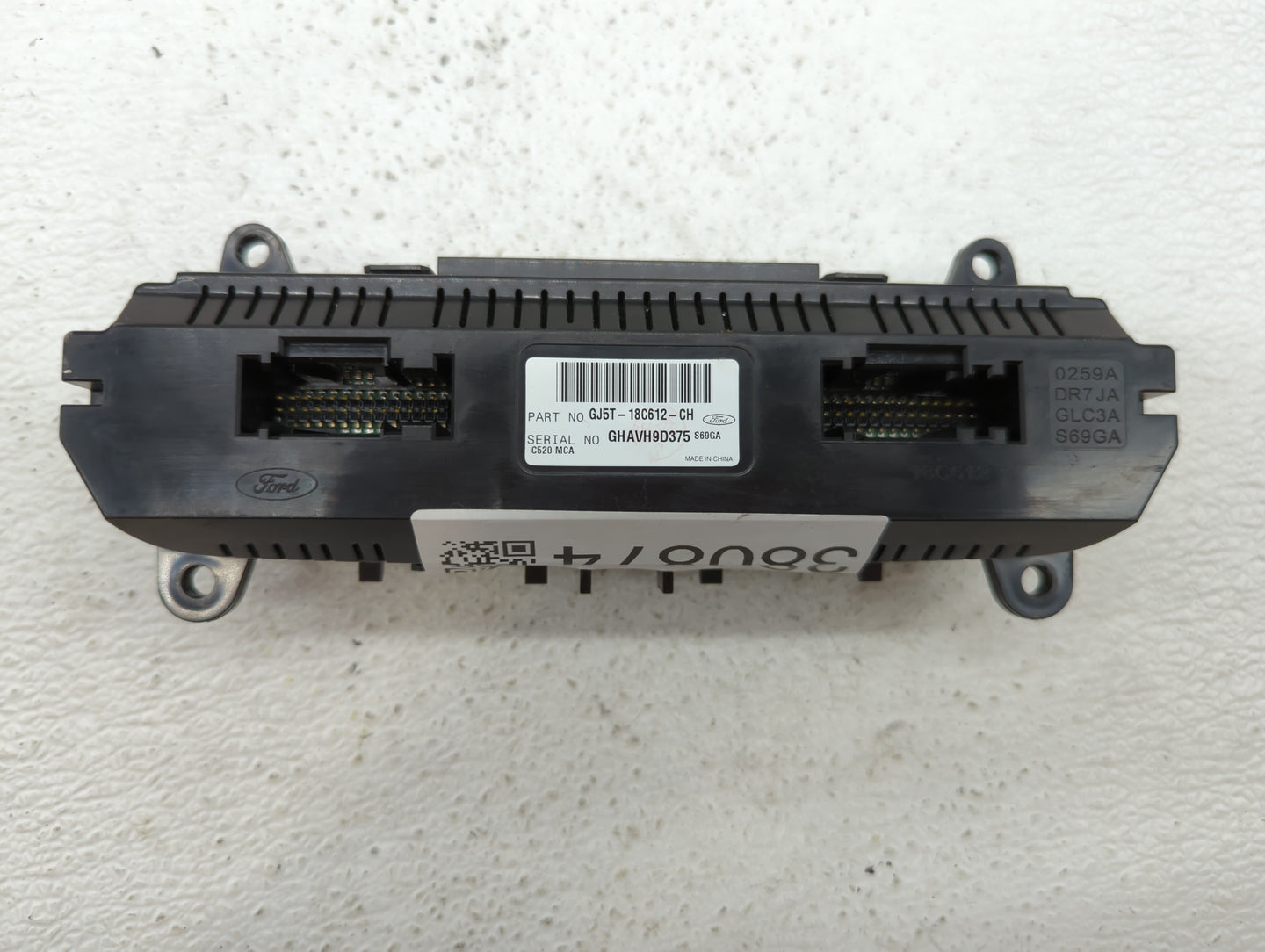2018-2019 Ford Escape Climate Control Module Temperature AC/Heater Replacement P/N:GJ5T-18C612-CJ GJ5T-18C612-CH Fits OEM Us