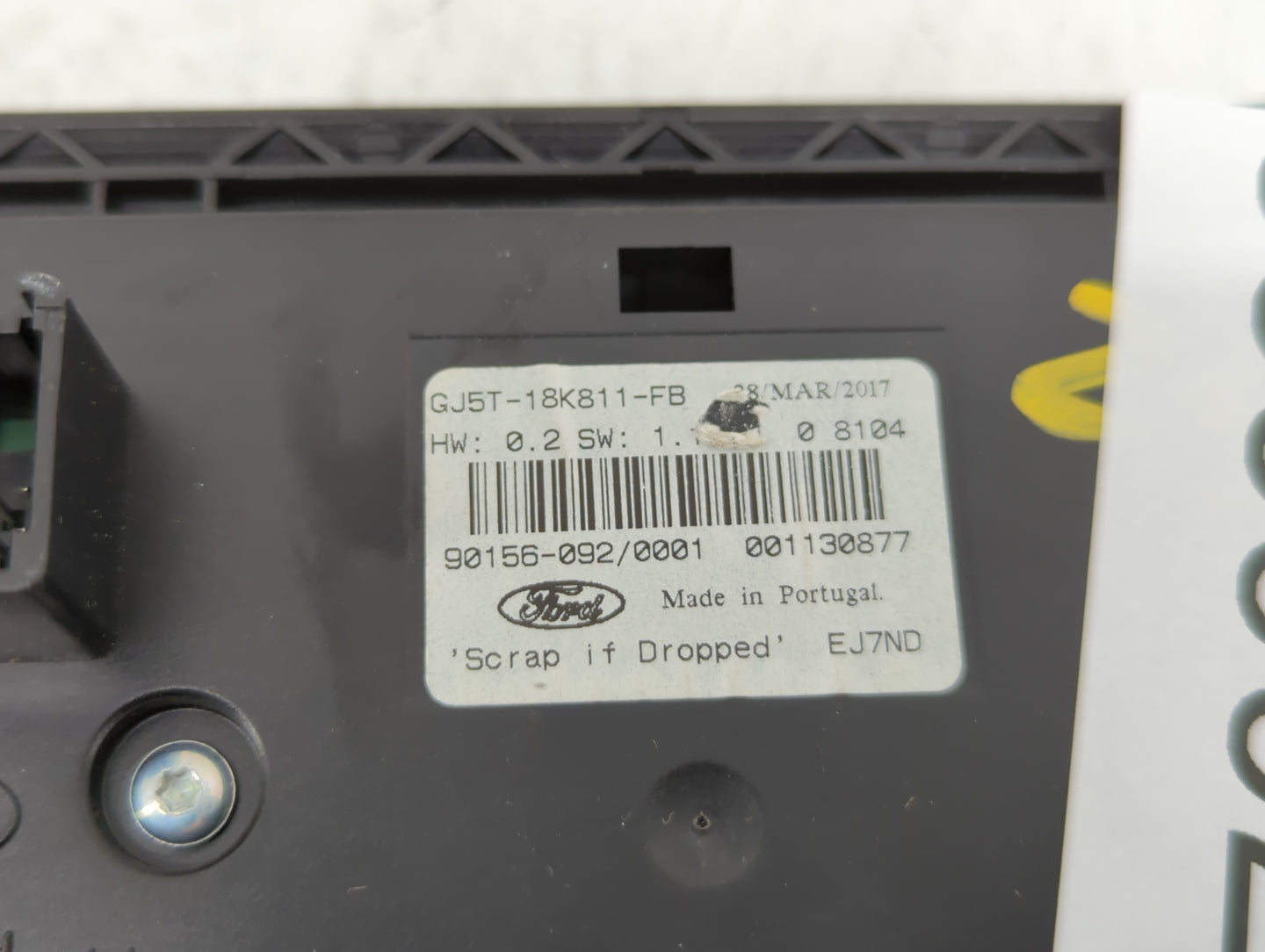 2017-2019 Ford Escape Am Fm Cd Player Radio Receiver - Oemusedautoparts1.com