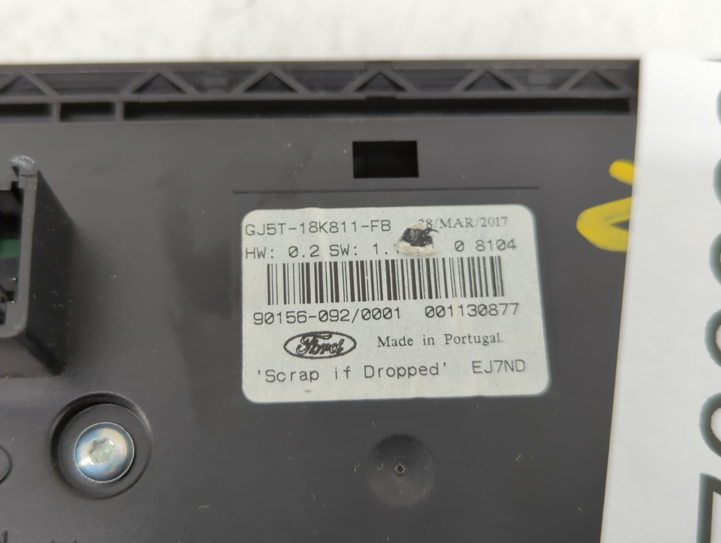 2017-2019 Ford Escape Am Fm Cd Player Radio Receiver - Oemusedautoparts1.com