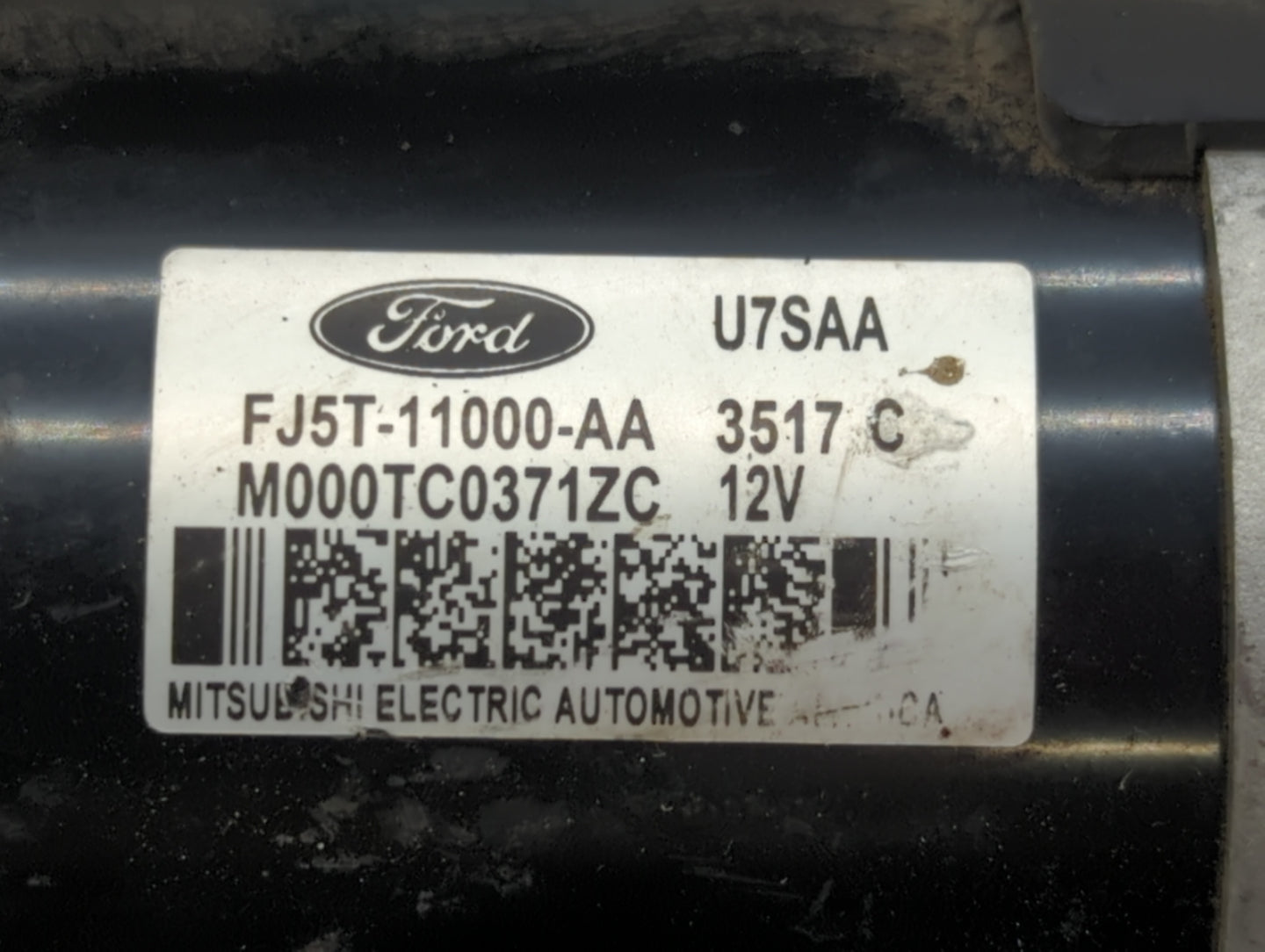 2018-2019 Ford Escape Car Starter Motor Solenoid OEM P/N:FJ5T-11000-AA Fits Fits 2018 2019 OEM Used Auto Parts - Oemusedauto