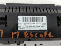 2017 Ford Escape Climate Control Module Temperature AC/Heater Replacement P/N:GJ5T-18C612-EA GJ5T-18C612-FA, GJ5T-18C612-CH 