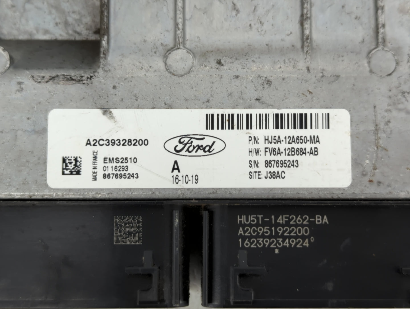 2017-2019 Ford Escape PCM Engine Control Computer ECU ECM PCU OEM P/N:FV6A-12B684-AB HJ5A-12A650-MA Fits Fits 2017 2018 2019