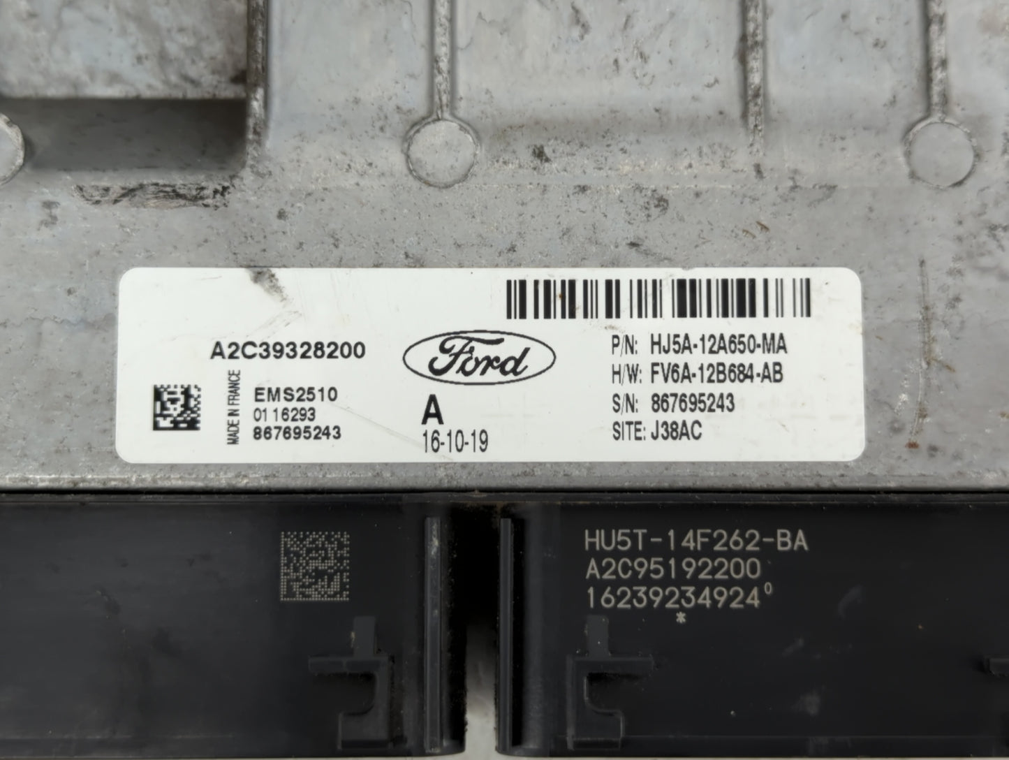 2017-2019 Ford Escape PCM Engine Control Computer ECU ECM PCU OEM P/N:FV6A-12B684-AB HJ5A-12A650-MA Fits Fits 2017 2018 2019