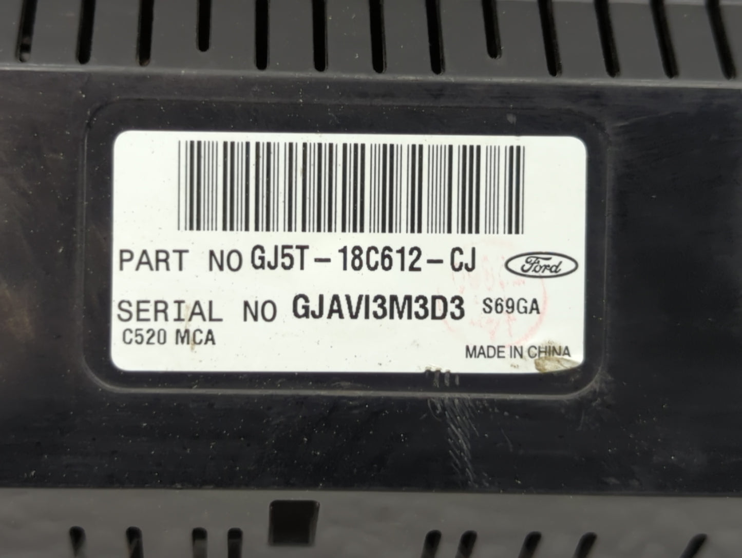 2018-2019 Ford Escape Climate Control Module Temperature AC/Heater Replacement P/N:GJ5T-18C612-CJ GJ5T-18C612-CH Fits OEM Us