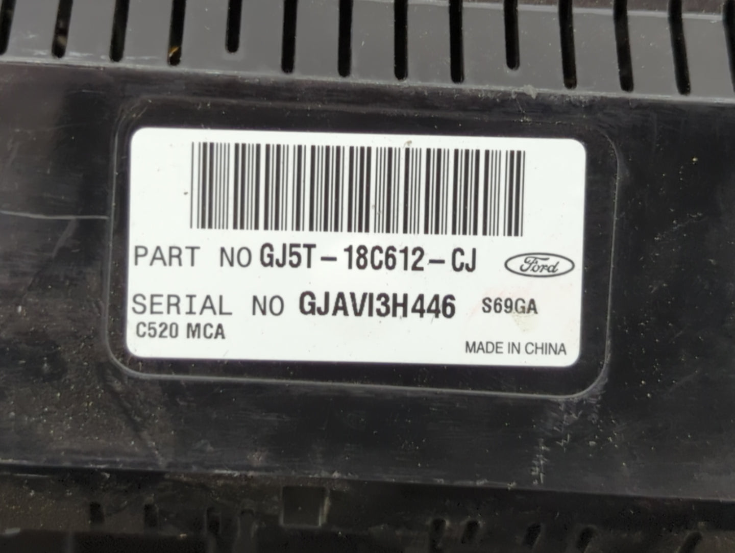 2018-2019 Ford Escape Climate Control Module Temperature AC/Heater Replacement P/N:GJ5T-18C612-CJ GJ5T-18C612-CH Fits OEM Us