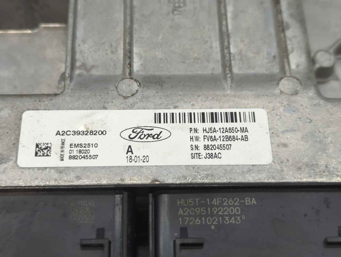 2017-2019 Ford Escape PCM Engine Control Computer ECU ECM PCU OEM P/N:FV6A-12B684-AB HJ5A-12A650-MA Fits Fits 2017 2018 2019