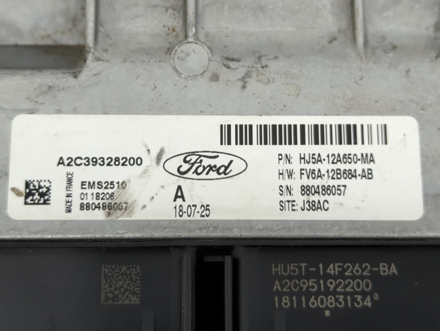 2017-2019 Ford Escape PCM Engine Control Computer ECU ECM PCU OEM P/N:FV6A-12B684-AB HJ5A-12A650-MA Fits Fits 2017 2018 2019