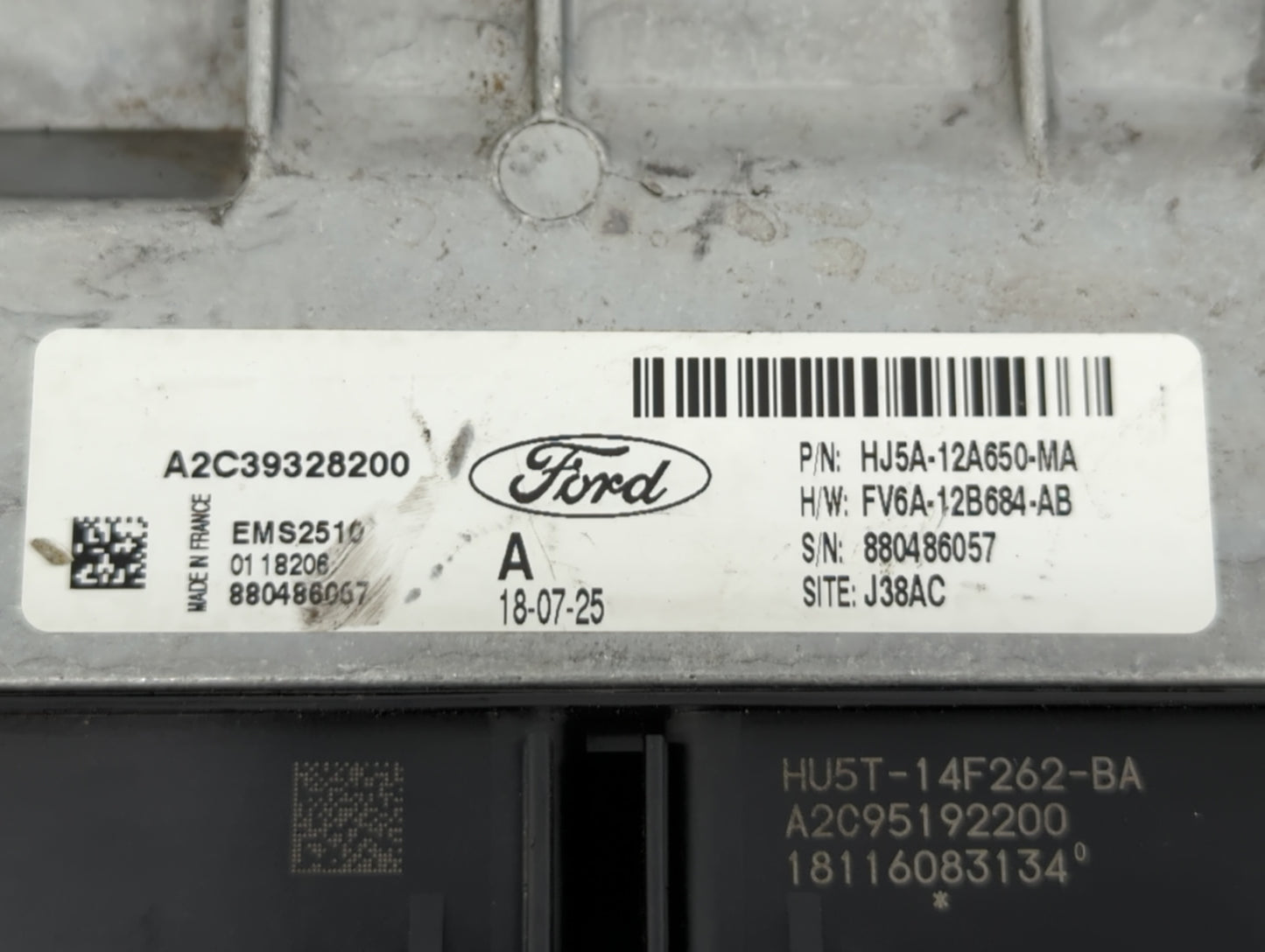 2017-2019 Ford Escape PCM Engine Control Computer ECU ECM PCU OEM P/N:FV6A-12B684-AB HJ5A-12A650-MA Fits Fits 2017 2018 2019