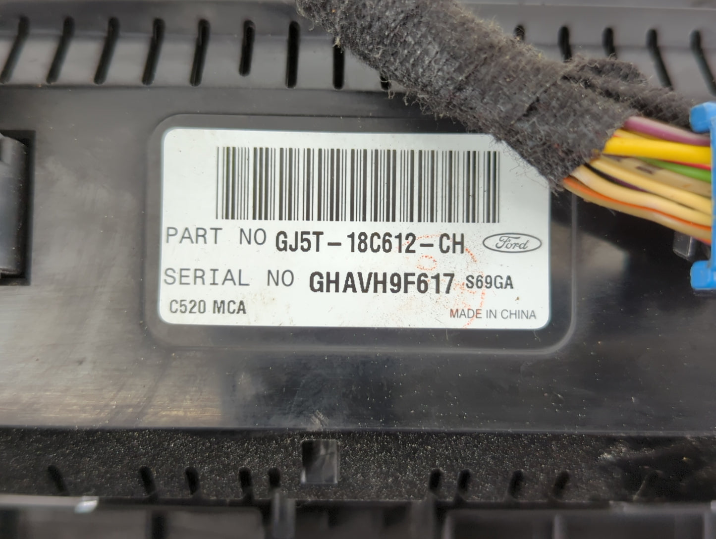 2018-2019 Ford Escape Climate Control Module Temperature AC/Heater Replacement P/N:GJ5T-18C612-CH GJ5T-18C612-CJ Fits OEM Us