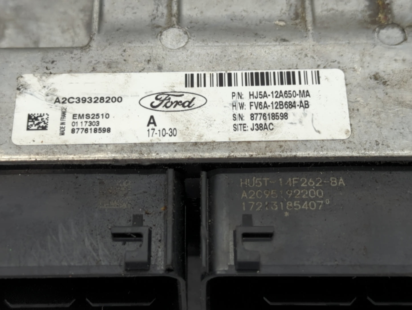 2017-2019 Ford Escape PCM Engine Control Computer ECU ECM PCU OEM P/N:HJ5A-12A650-MA FV6A-12B684-AB Fits Fits 2017 2018 2019