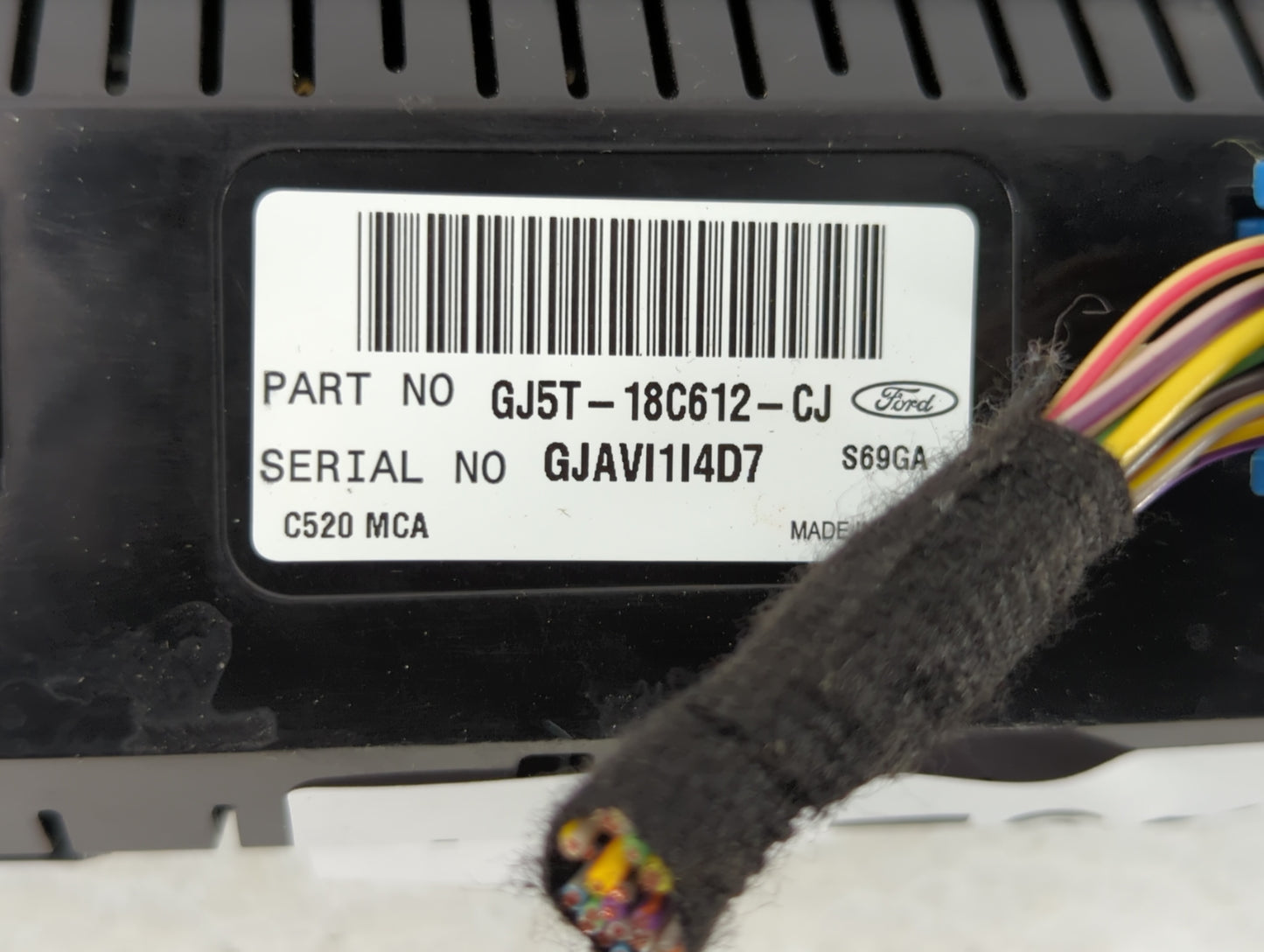 2018-2019 Ford Escape Climate Control Module Temperature AC/Heater Replacement P/N:GJ5T-18C612-CH GJ5T-18C612-CJ Fits OEM Us