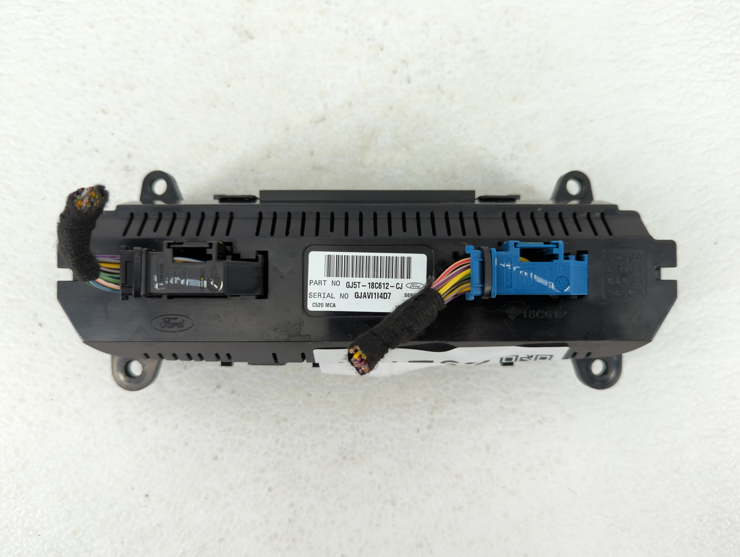2018-2019 Ford Escape Climate Control Module Temperature AC/Heater Replacement P/N:GJ5T-18C612-CH GJ5T-18C612-CJ Fits OEM Us