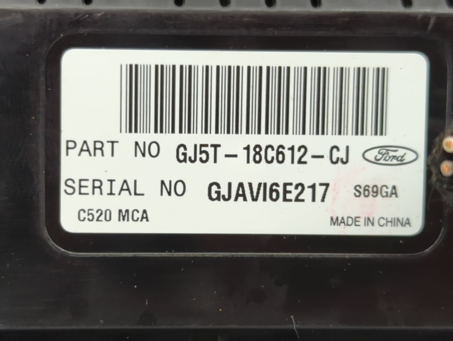 2018-2019 Ford Escape Climate Control Module Temperature AC/Heater Replacement P/N:GJ5T-18C612-CH GJ5T-18C612-CJ Fits OEM Us