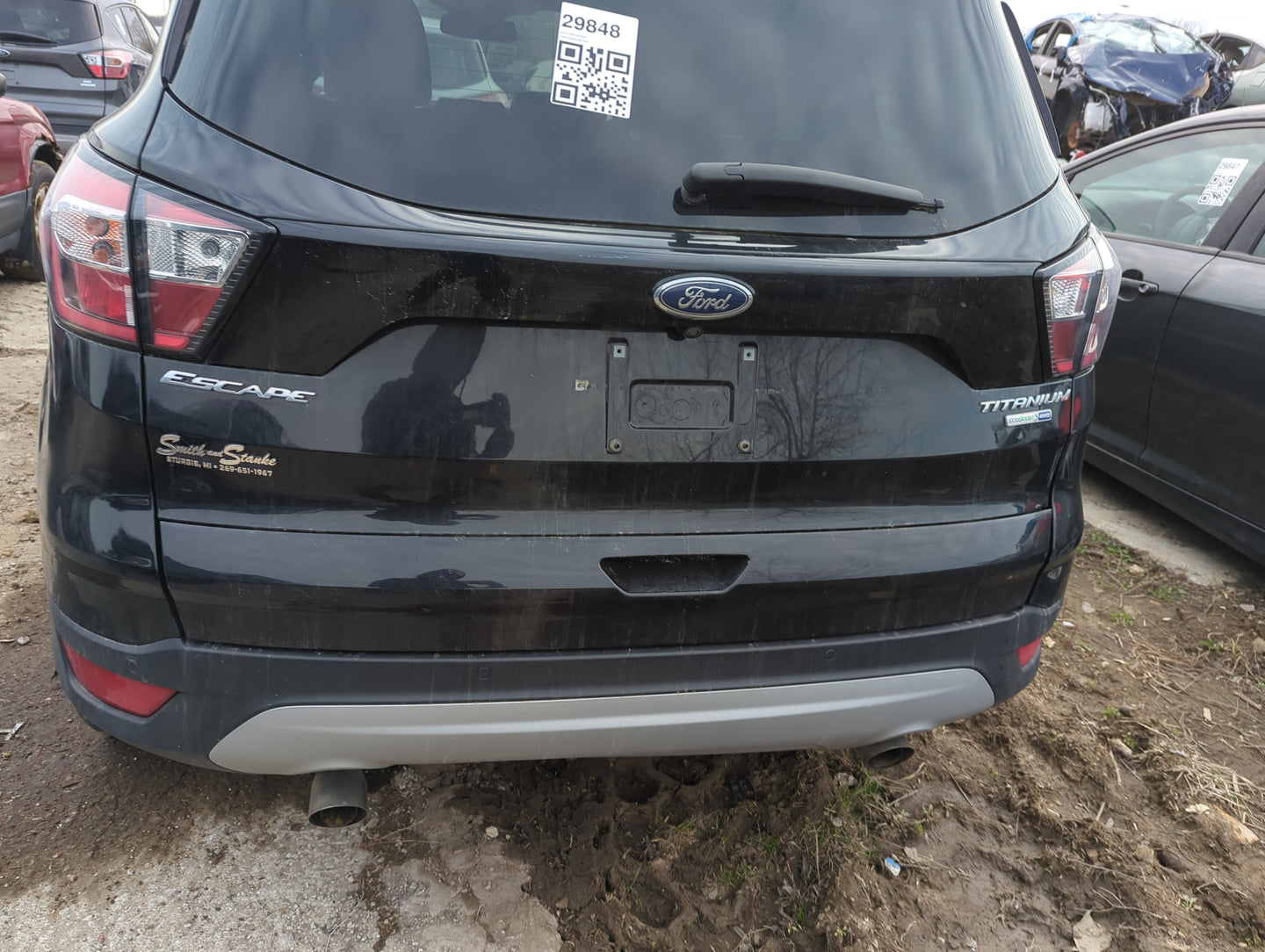2017-2019 Ford Escape Rear Bumper Assembly Oem 5005575 - Oemusedautoparts1.com