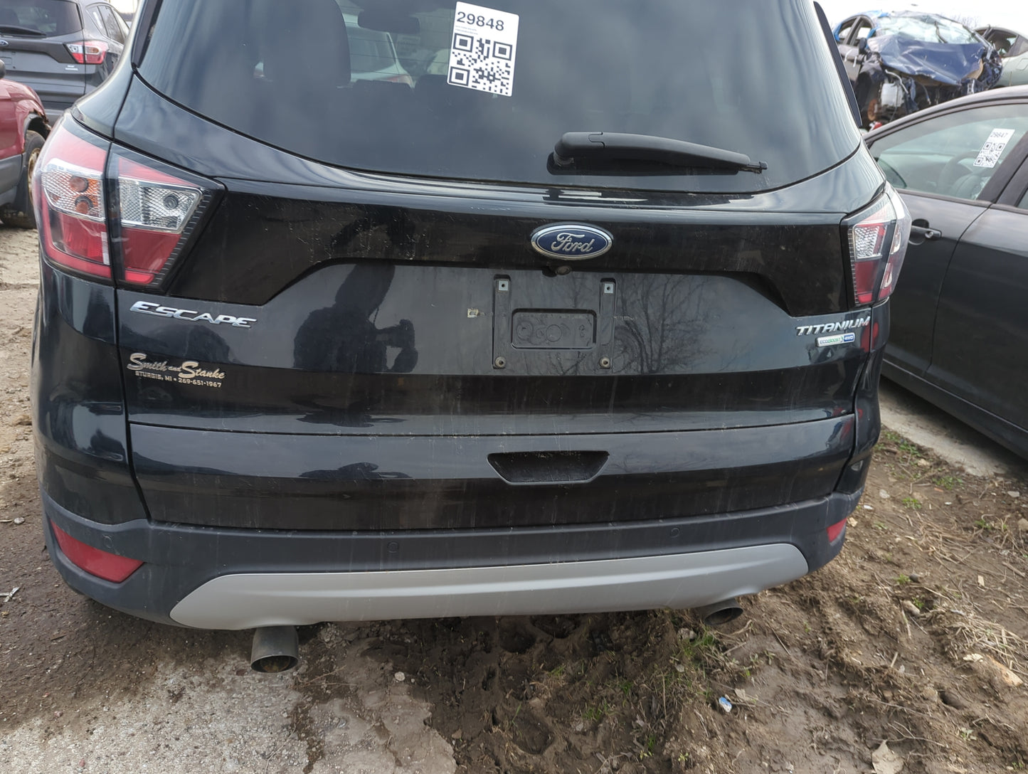 2017-2019 Ford Escape Rear Bumper Assembly Oem 5005575 - Oemusedautoparts1.com