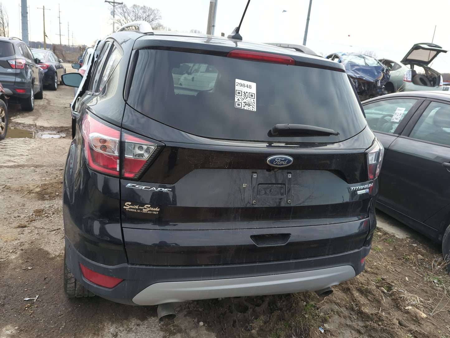 2017-2019 Ford Escape Trunk/decklid/hatch/tailgate Oem 5005701 - Oemusedautoparts1.com
